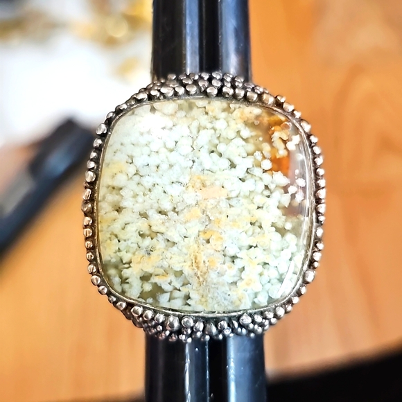 Echo Of The Dreamer Sterling Silver BRUTILIST Jasper Ring - Picture 8 of 8